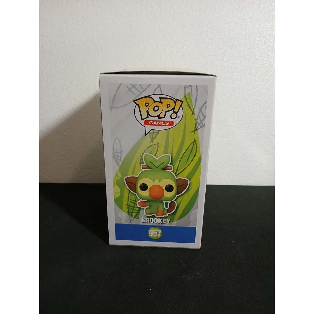 Funko Pop! Vinyl: Pokémon - Grookey (Flocked) - Amazon (Exclusive)